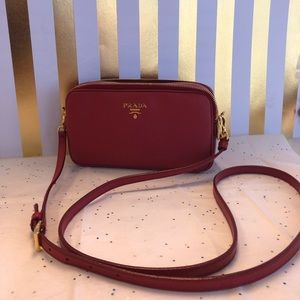 Red Prada crossbody bag!
